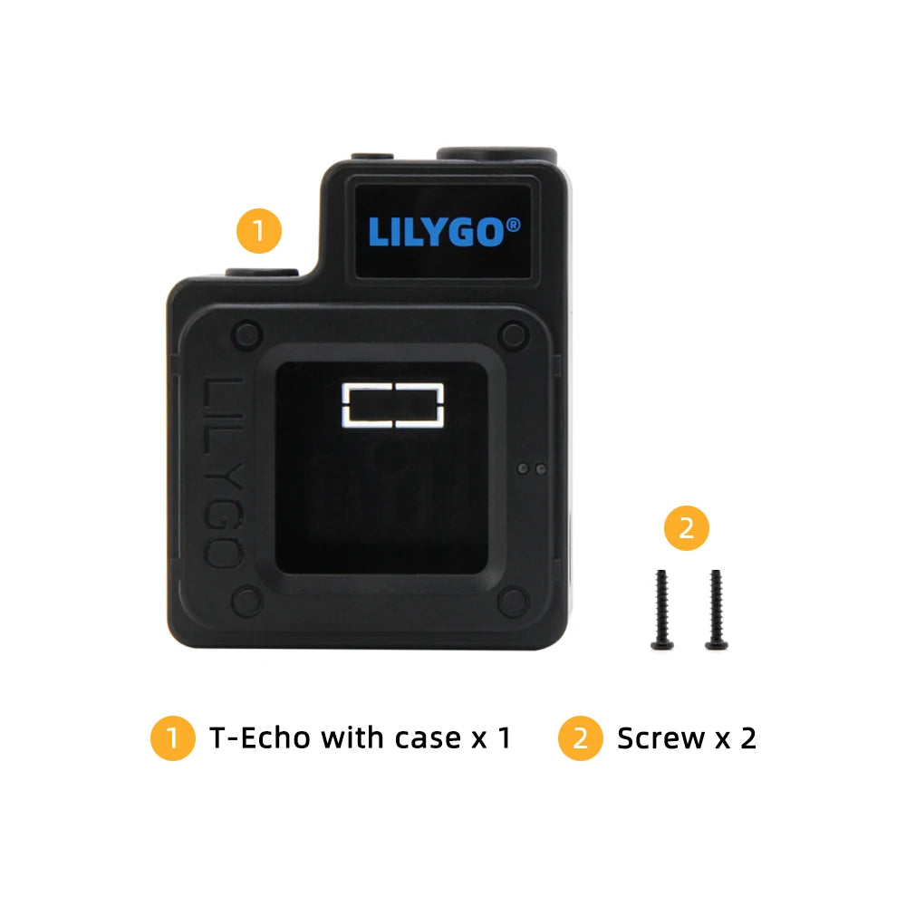 LILYGO® T-Echo ABS Shell Accessories Case only Without T-Echo Main Unit Four Colors Available: Cream White, Black, Brown, Gray
