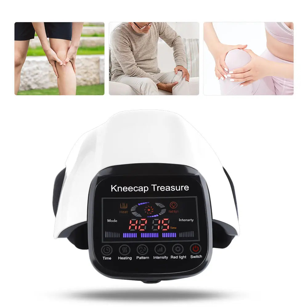 Electric Knee Protector Knee Massager Heating Compress Massager Joint Physiotherapy Instrument Arthritis Pain Relief Pad Massage