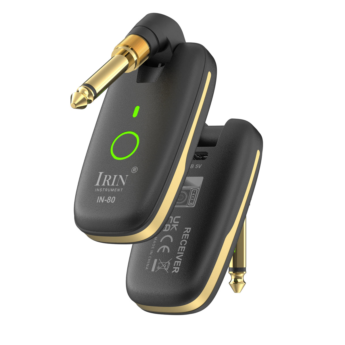 IRIN IN-80 Guitar Wireless System Transceiver Audio Amplifier Wireless Guitar Transmitter Receiver for Guitar Bass Accessories