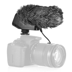 BOYA BY-VM600 Cardioid Shotgun Condenser Microphone for Canon Sony Nikon DLSR Camera Youtube Streaming vlogging Video Shooting