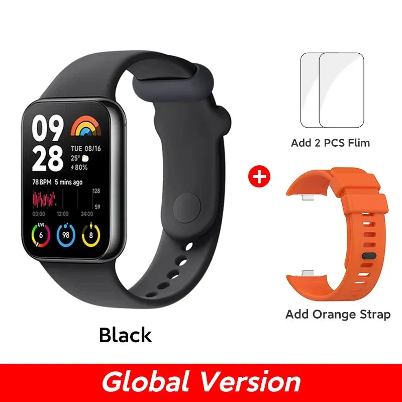 Xiaomi Mi Band 8 Pro Global Version Smart Wristband1.74&quot; Color Square AMOLED GNSS Blood Oxygen Heart Rate Monitor Bluetooth 5.3