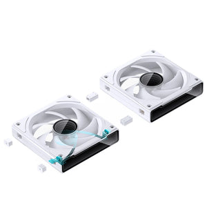 JONSBO ZK-120 3 in 1 Wire-free Splicing PC Case Fan 3Pin ARGB Motherboard Sync 12CM PWM Infinite Mirror Mute Chassis Cooling Fan