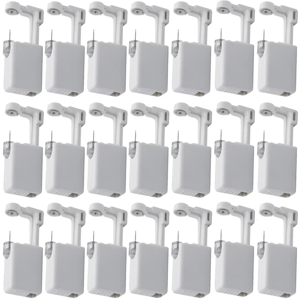 20pcs Safety Ear Piercing Gun Kit Disposable Disinfect Safety Earring Piercer Machine Studs Nose CLip Body Jewelry Piercing Tool - Stereotech