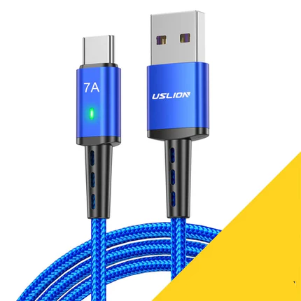USLION 7A Fast USB C Cable - Stereotech