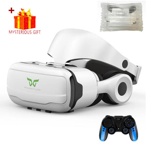 Top VR Glasses Headset 3D Virtual Reality Device Helmet Viar Goggle Lenses For Smartphone Smart Cell Phone Realidade Viewer