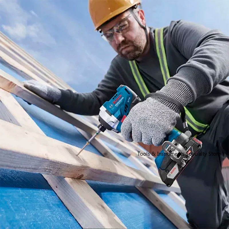 Bosch GDR 18V-215 Professional 18V Cordless Impact Driver 1/4&quot; internal hexagon Electric Screwdriver 215 Nm