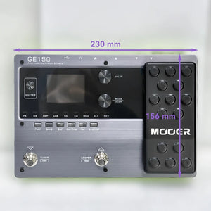 MOOER GE150 Guitar Pedal Multi-effects Amp OTG  Looper 151 Effects Tap Tempo Guitar Accessories