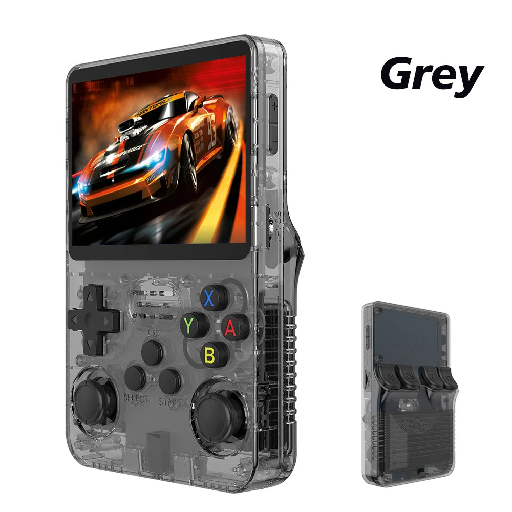 R36S Retro Handheld Video Game Console Linux System 3.5 Inch IPS Screen Portable Pocket Video Player 64GB RG35S Plus