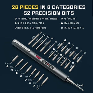 CreationSpace Mini Drill Screwdriver Kit 29/42 in 1 Precision Screwdriver 3 Torque Magnetic Screwdriver Household Repair Tools