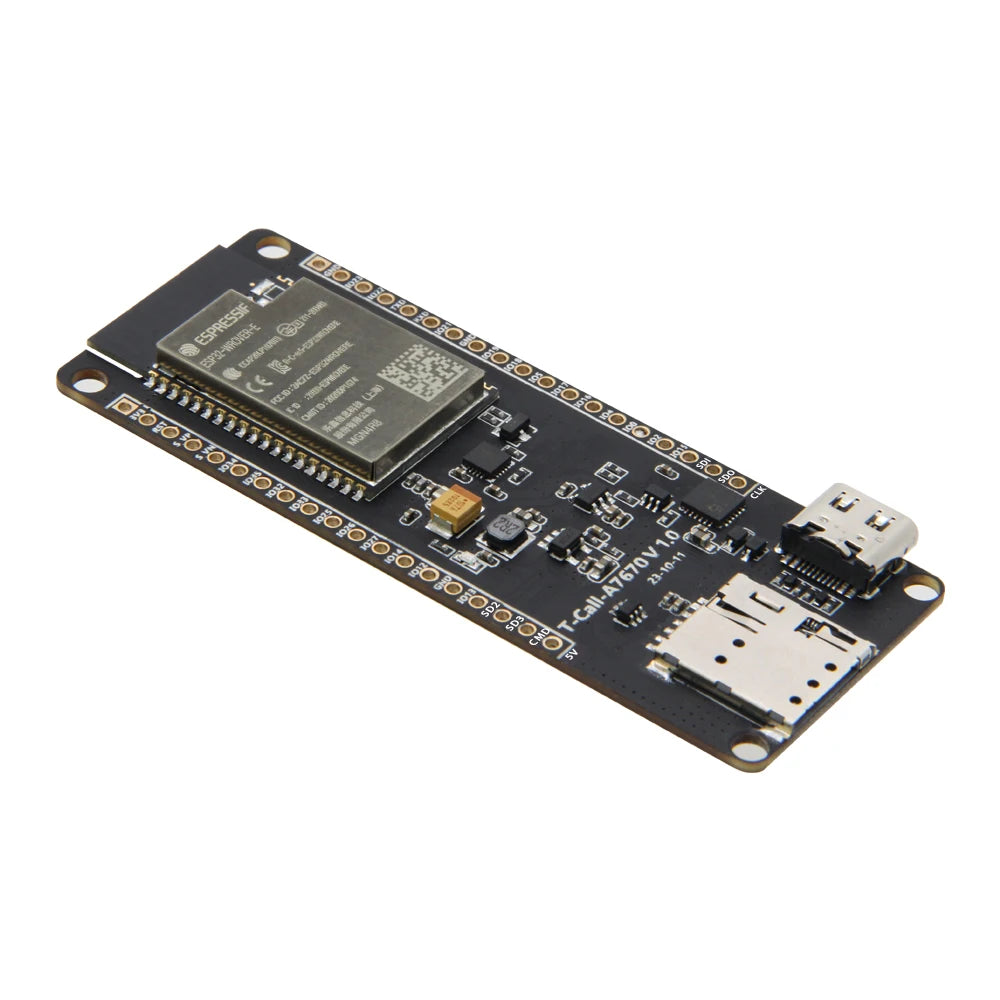 LILYGO® T-Call A7670 4G 2G ESP32 Development Board A7670E LTE GSM Cellular Network ESP32-WROVER-E WiFi Bluetooth Wireless Module