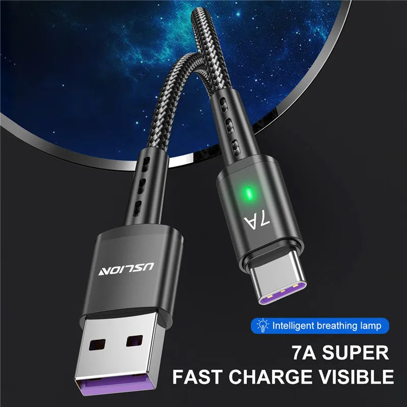 USLION 7A Fast USB C Cable - Stereotech