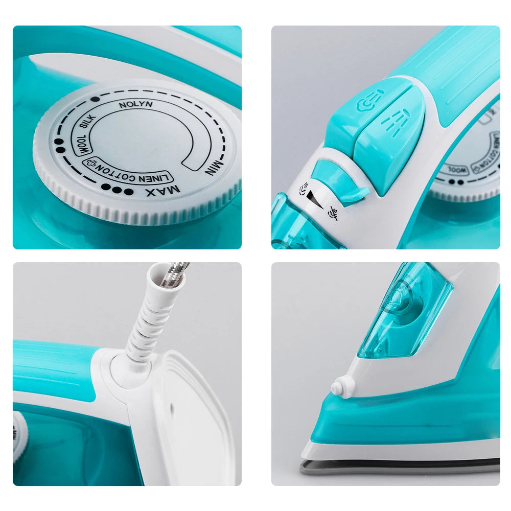 Clothes Steamer Portable Iron Handheld Home Steam Machine Ironing Cover 2200W Garment Iron For Clothes Supper Iron Travel - Stereotech