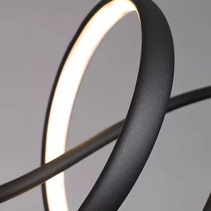 NEO Gleam Modern Led pendant lights for kitchen island bar Dining Room Matte Black Hanging Pendant Lamp Fixtures Free Shipping