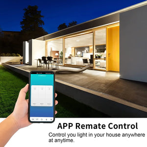 Tuya Wifi EU Smart Switches 1/2/3/4Gang Touch Light Switch Wall Sensor 433mhz RF Switches Smart Life for Alexa Google Home Alice - Stereotech
