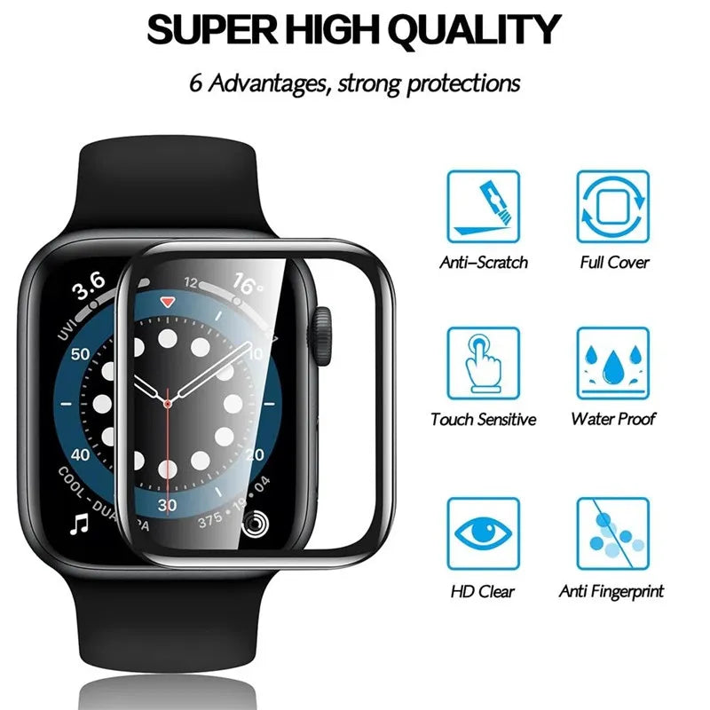 5PCS Screen Protector for Apple Watch - Stereotech