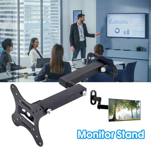 TV Monitor TV Mounts LCD LED Monitor Wall Mount Bracket Adjustable TV Screen Holder TV Frame Support For 10-27 Inches TV