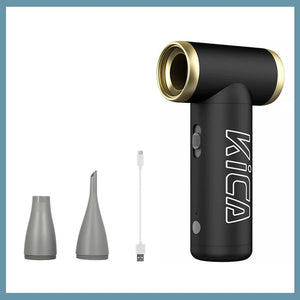 KICA Jetfan 2 Compressed Air Duster Electric Air Dust Blower Portable Cordless Computer Keyboard Cleaner for PC Car 100000RPM