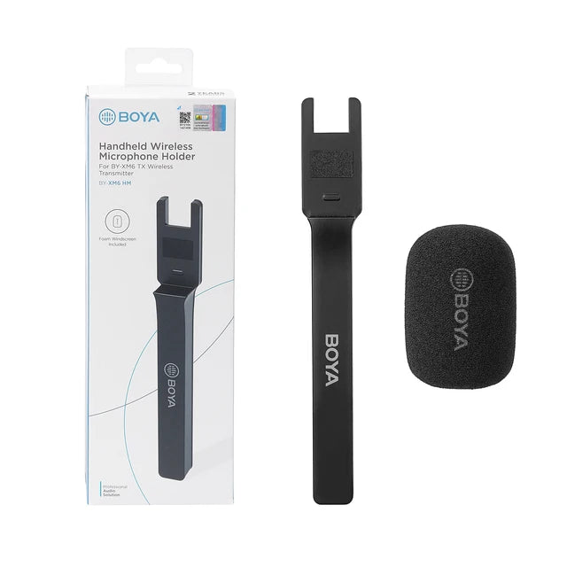 BOYA BY-XM6 S 2.4GHz Condenser Wireless Lavalier Lapel Microphone for PC Mobile Android iPhone DSLRs Cameras Streaming Youtube