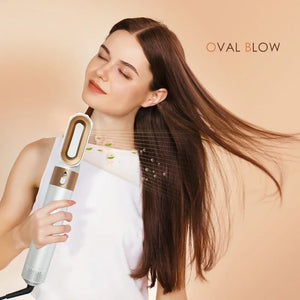 New 5 In 1 Hair Dryer Professional High-Speed Curling lron Hot Air Comb Set For Dyson Airwrap Straightener Styling Tool