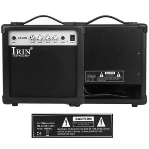 IRIN GA-20W Electric Guitar Speaker Bass Guitar Amplifier 4/5 Tuning 20W AMP Amplifier Loudspeaker Guitar Accessories & Parts