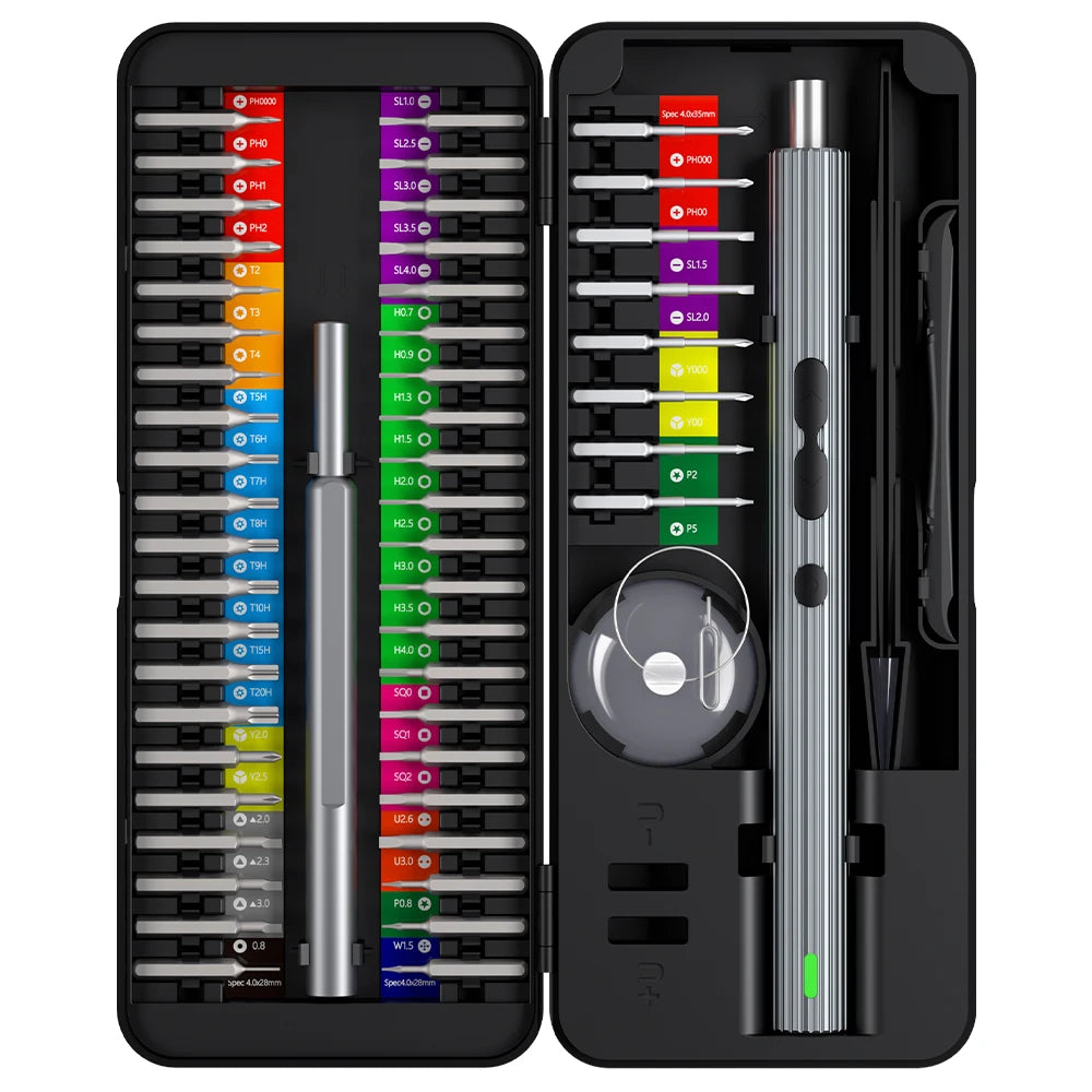 58 in 1 Electric Screwdriver Set Precision Tools Rechargeable Mini Small Kit Wireless for Xiaomi Watch Mobile Cell Phone Repair