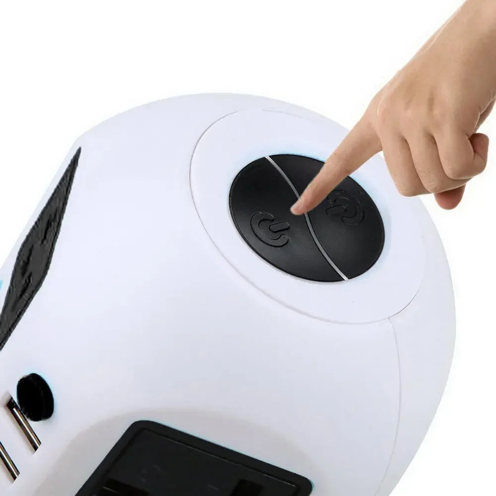 Melery Tower Power Strip, Vertical UK Plug Adapter, Outlets AC, Multi Electrical Sockets, USB Surge Protector, 3M Extension Cord