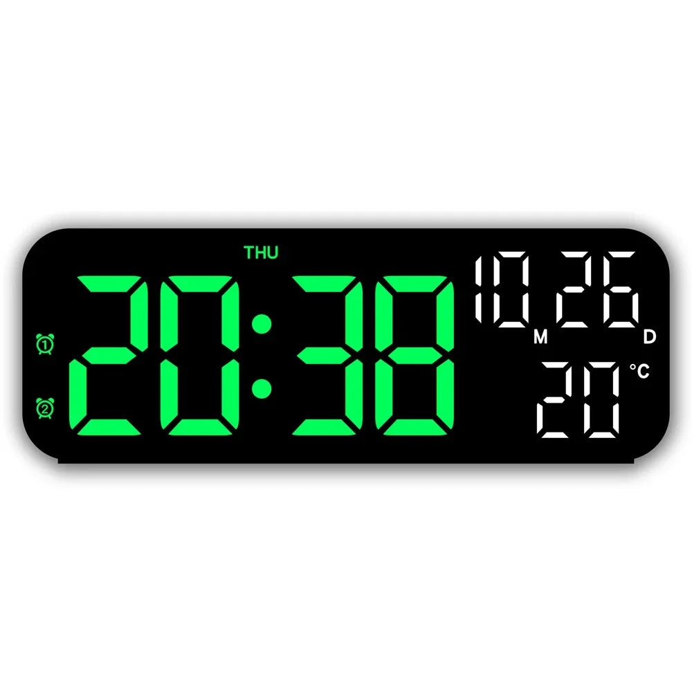 Youpin Xiaomi Digital Alarm Clock Temperature Date Week Display Night Mode Table Clock 12/24H Desktop Electronic LED Alarm Clock