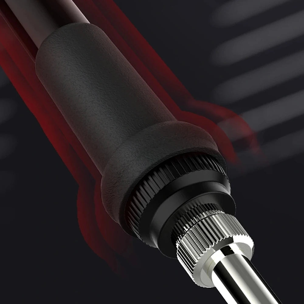 LF 80W Digital display soldering iron welding set C/F switching calibration temperature 100-500C home repair DIY soldering set