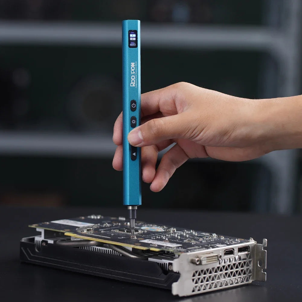 RDDSPON 62/26Pcs Professional Precision Electric Screwdriver Magnetic Set Adjustable Torque Rechargeable for Smart Home Repair