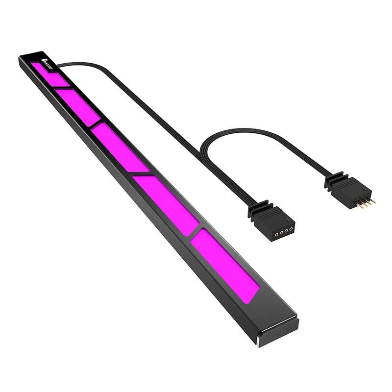 JONSBO LB-3 PC Case LED Color Strip Aluminum alloy Shell With Magnetic Attraction Support 12V With Manual Control RGB Light Bar
