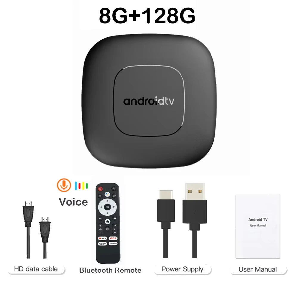 Android13 TV Box T11 Smart Home TV Allwinner H313 4K 8K 2.4G&amp;5G Dual Wifi 8GB 128GB Media Player BT5.2 Google Voice Set Top Box