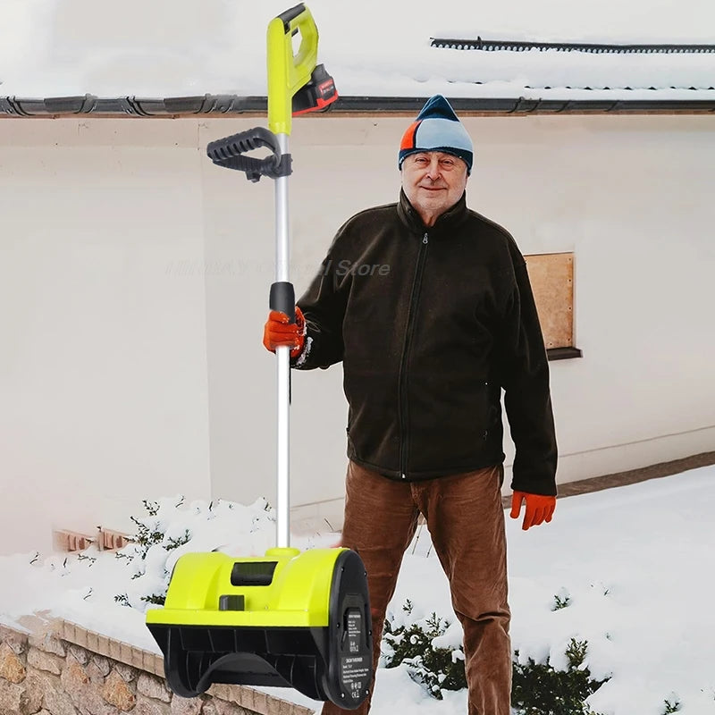 Snow Plow Electric Hand-pushed Snow Blower Small Snow Clearing Equipment For Road  Snow Shoveling Household Snow Removal Machine