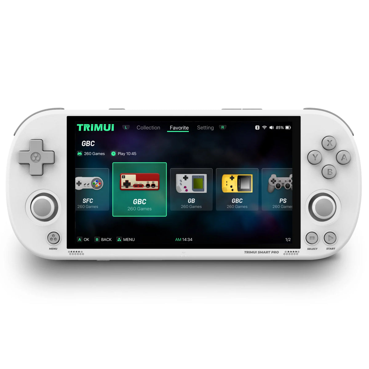 Trimui Smart Pro Handheld Game Console 4.96&#39;&#39;IPS Screen Linux System Joystick RGB Lighting Smartpro Retro Video Game Player Gift