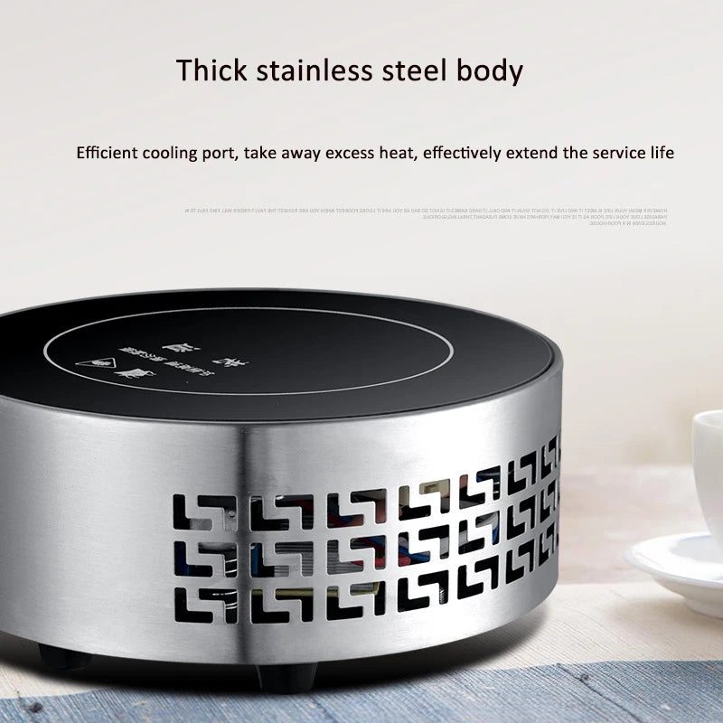 1500W Hot Cooker Plate Multifunction Electric Stove Heater Hotpot Tea Maker Water Heater Boiler Milk Heating Furnace Seat 220V