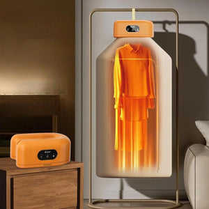 Electric Clothes Dryer with Dryer Bag Foldable 600W Small Electric Dryer Machine Household Travel Apartment RV Dorm Portable