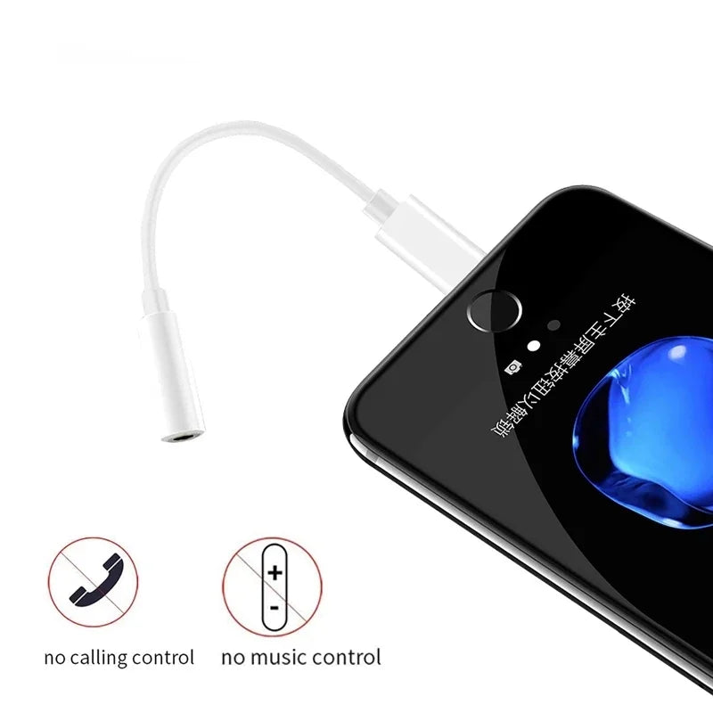 Jack AUX Cable for iPhone14 13 12 11 8 7 - Stereotech