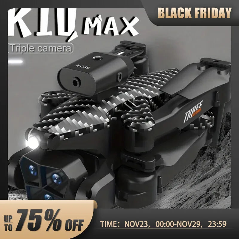 Max RC HD Triple Camera Drone - Stereotech