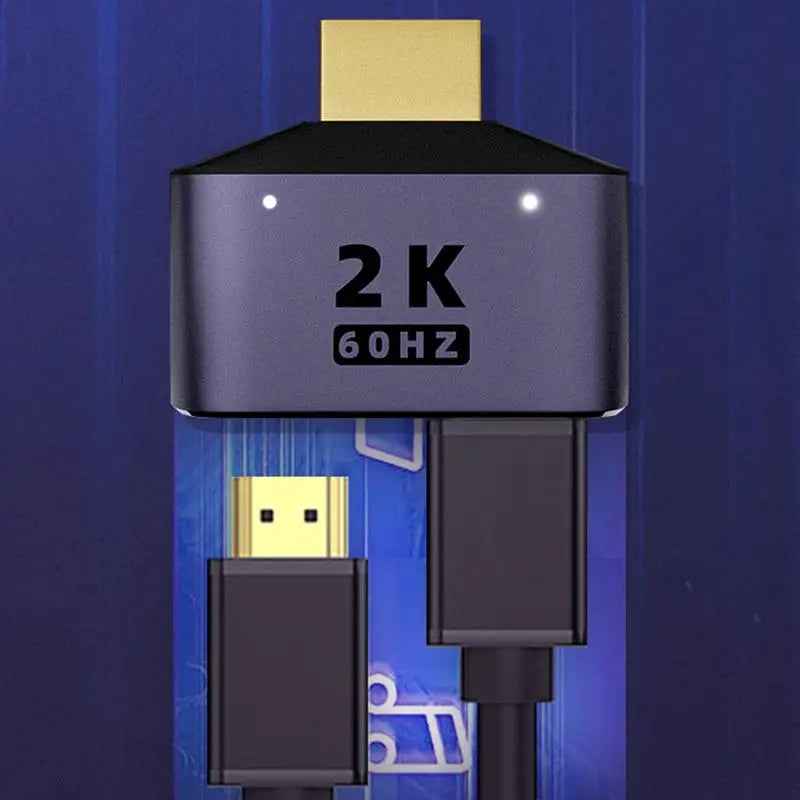 HDMI to Dual HDMIAdapter HD 2K Dual Output Splitter Monitor Adapter 1 to 2 HDMIMale to Two HDMIFemale Adapter Splitter