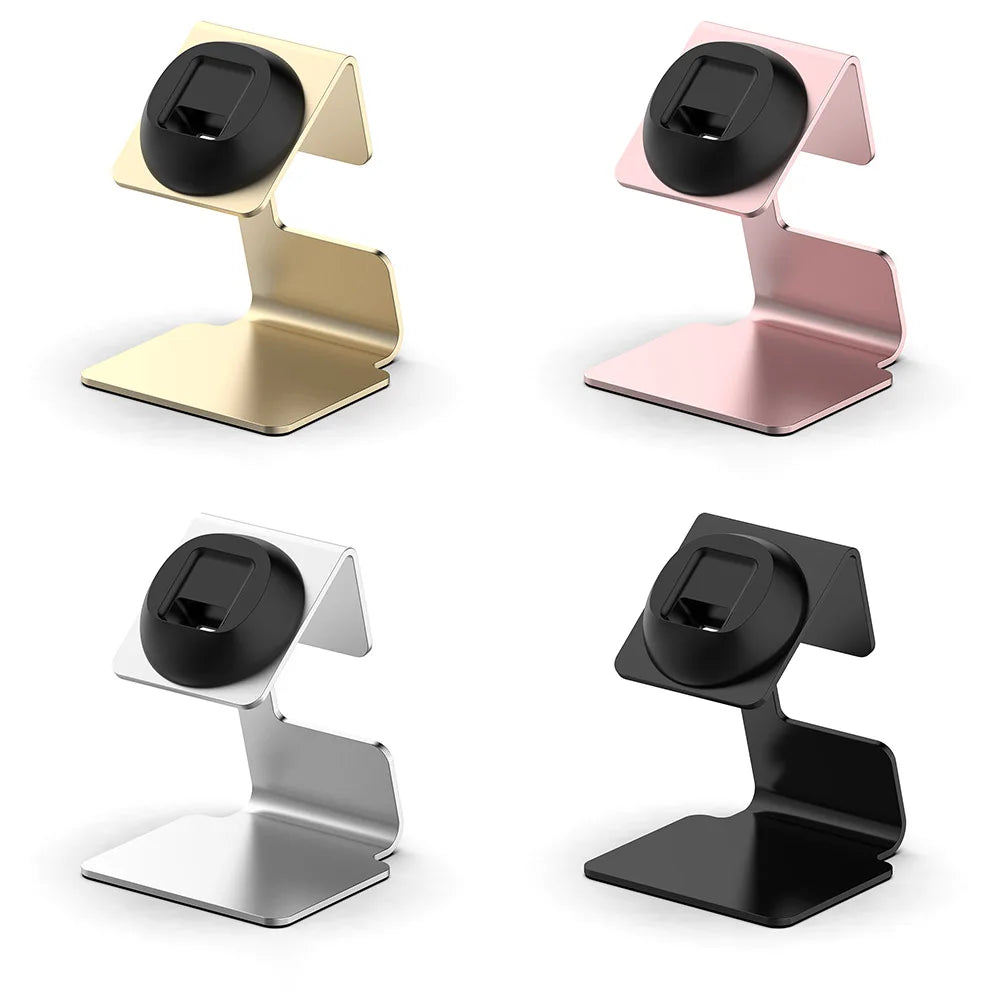 Charger Charging Stand for Xiaomi Mi Band 8 Aluminium Charger Desk Holder Silicone Card Coil Non-Slip Mat Charging Stand Dock