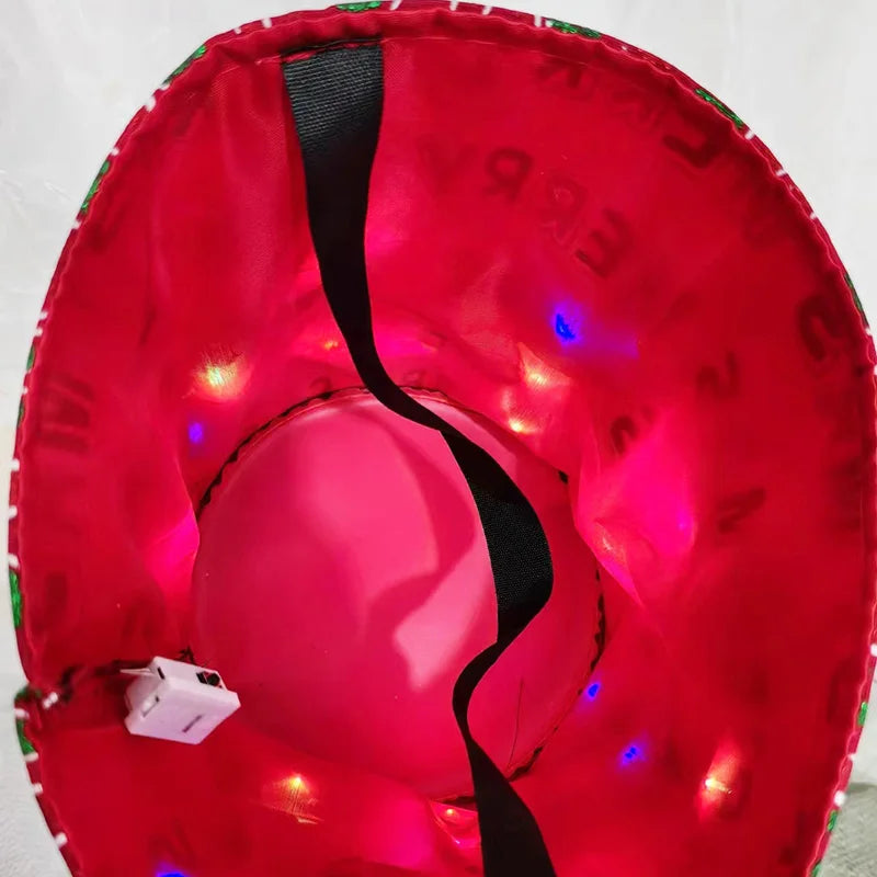 2024 Halloween Decor Hand-held Pumpkin Bag Children&#39;s Candy Gift Bag Luminous LED Bag Glow In The Dark Night