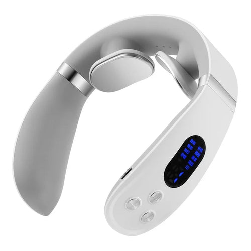 Electric Neck Massager With Heat Vibration 3D Kneading Shiatsu Massage - Stereotech