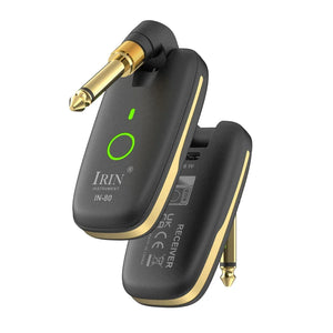 IRIN IN-80 Guitar Wireless System Transceiver Audio Amplifier Wireless Guitar Transmitter Receiver for Guitar Bass Accessories