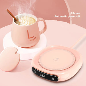 Portable USB Cup Warmer 3 Gear Smart Coffee Mug Heating Coaster Thermostatic Heater For Milk Tea Water Heating Pad Coaster