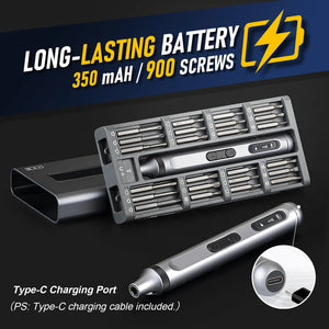 51 in 1 Electric Screwdriver Set Type-C Charging Cordless Screwdriver Precision Magnetic Bits Set for Phone PC DIY Repair Tool﻿s