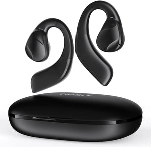 TRIBIT Open-Ear Headphones OpenGo, Wireless Earbuds with LED Display, Bluetooth 5.3, IPX5 Waterproof, 13+90H Playtime With Mic
