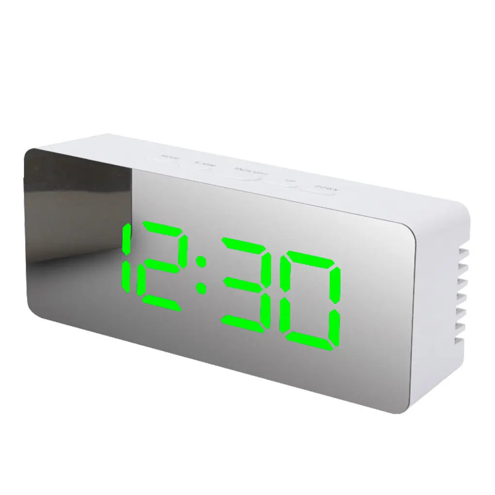 Digital Alarm Surface Miroir Angle Adjustable Memory Function Radio Projector Clock Indoor Thermometer Clocks White Light