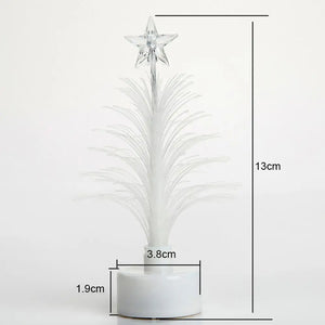 Electronic Led Christmas Tree Night Light Creative Star Christmas Tree Lamp Home Party Decoration