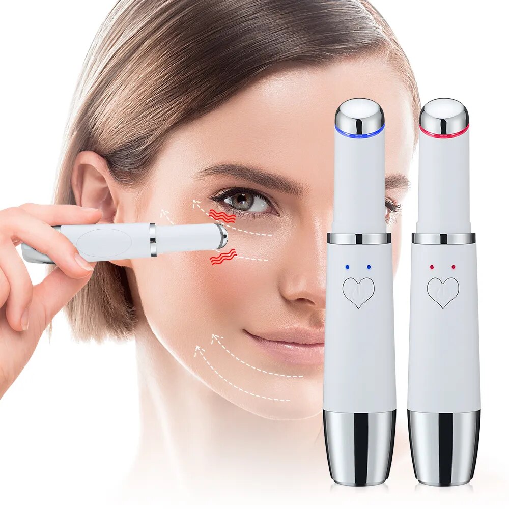 Electric Eye Massager Vibration Heated Beauty Massage Device For Dark - Stereotech