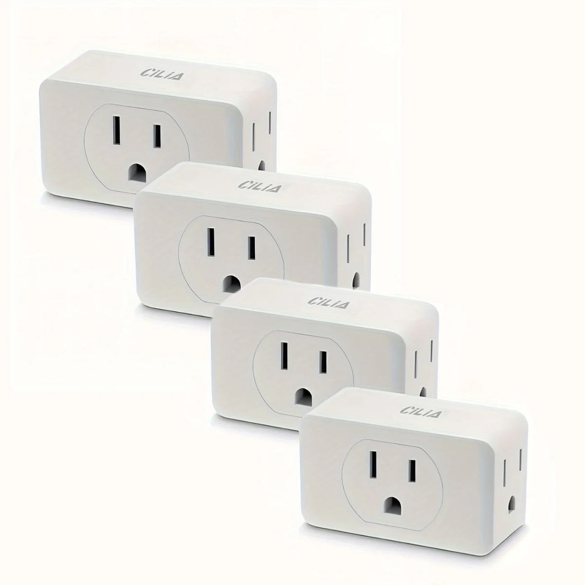 Multi-Plug Outlet Extender, 3-Outlet Wall Adapter, Multi-Socket Splitter, Grounded Wall Tap Power Plug Extender, Essenti