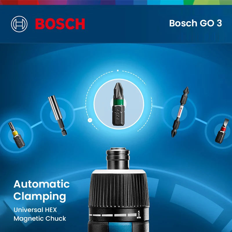 Global Brand BOSCH Go 3 Electric Screwdriver 3.6V 2Ah Cordless Mini Hand Drill Professional Woodwork Screw Driver PK BOSCH GO 2
